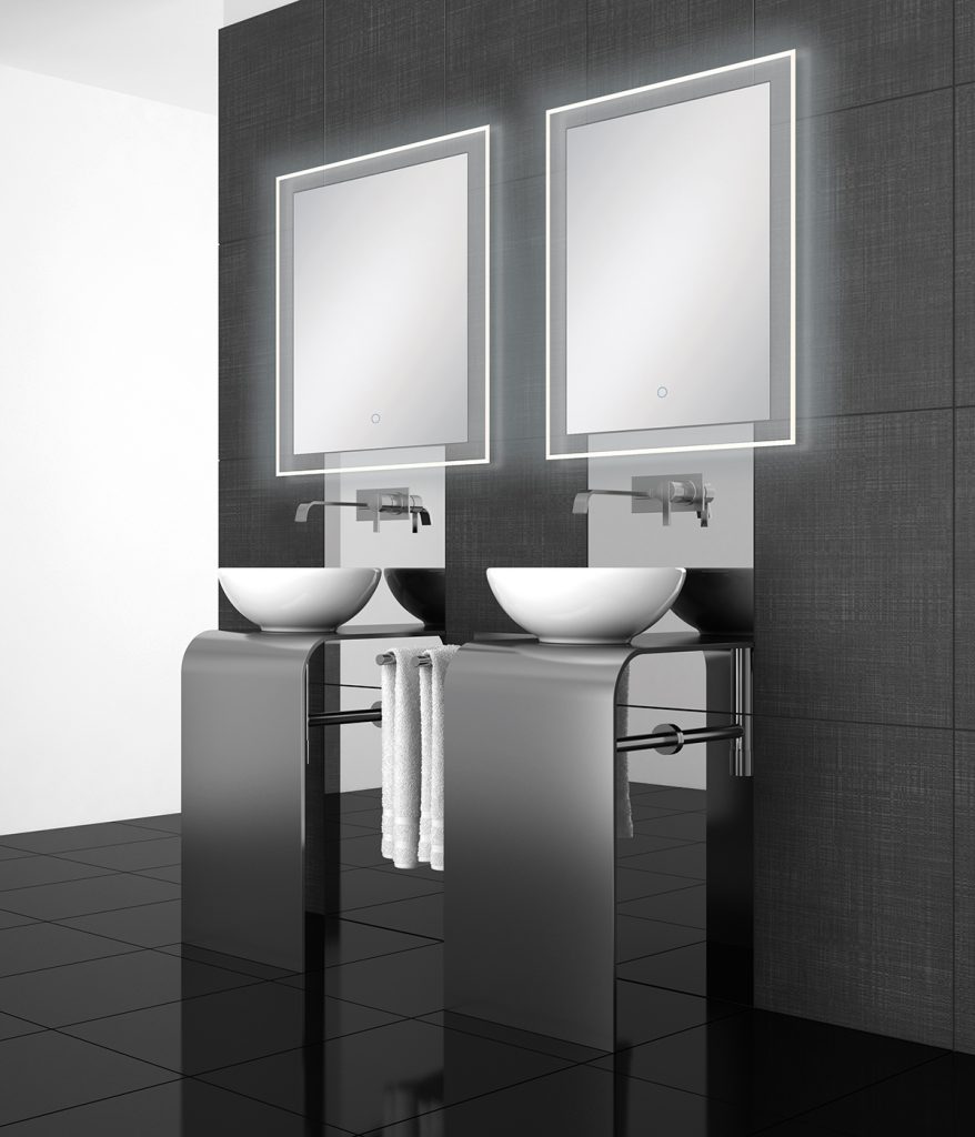 Eurofase- Mirrors Rectangular 2 Edge-lit , Touch Sensor Switch