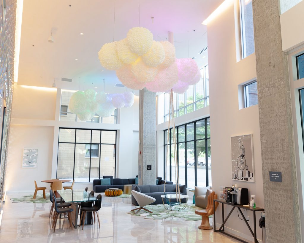 Graypants - Commercial Interior - RGB Color Changing Cloud